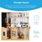 Best Choice Products Pretend Play Kitchen Wooden Toy Set for Kids w/ Telephone, Utensils, Oven, Microwave